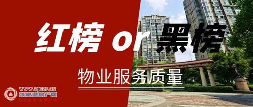 張家港市商品住宅小區物業服務質量2023年二季度 紅黑榜 發布
